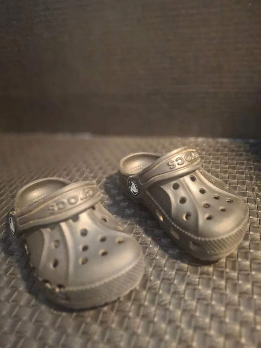 Kids Classic Black Crocs Size 6C With Updated Side Design.*SH6